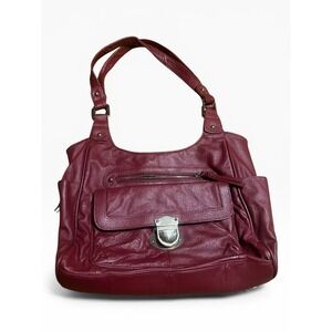 Romwe Grunge Punk Fashion‎ Commuter Leather Women Tote Bag Punk/Gothic Style